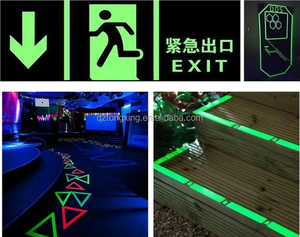 2-10hours self luminous waterproof and self adhesive night long glowing in the dark luminous <strong>vinyl</strong> film photoluminescent film - Product Image 4