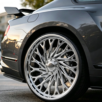 Nouvelles jantes forgées en alliage d'aluminium chromé poli, design multi-rayons, 24x12, 8x6.5, 19-23 pouces, Maybach Mercedes GLC GLE GLS