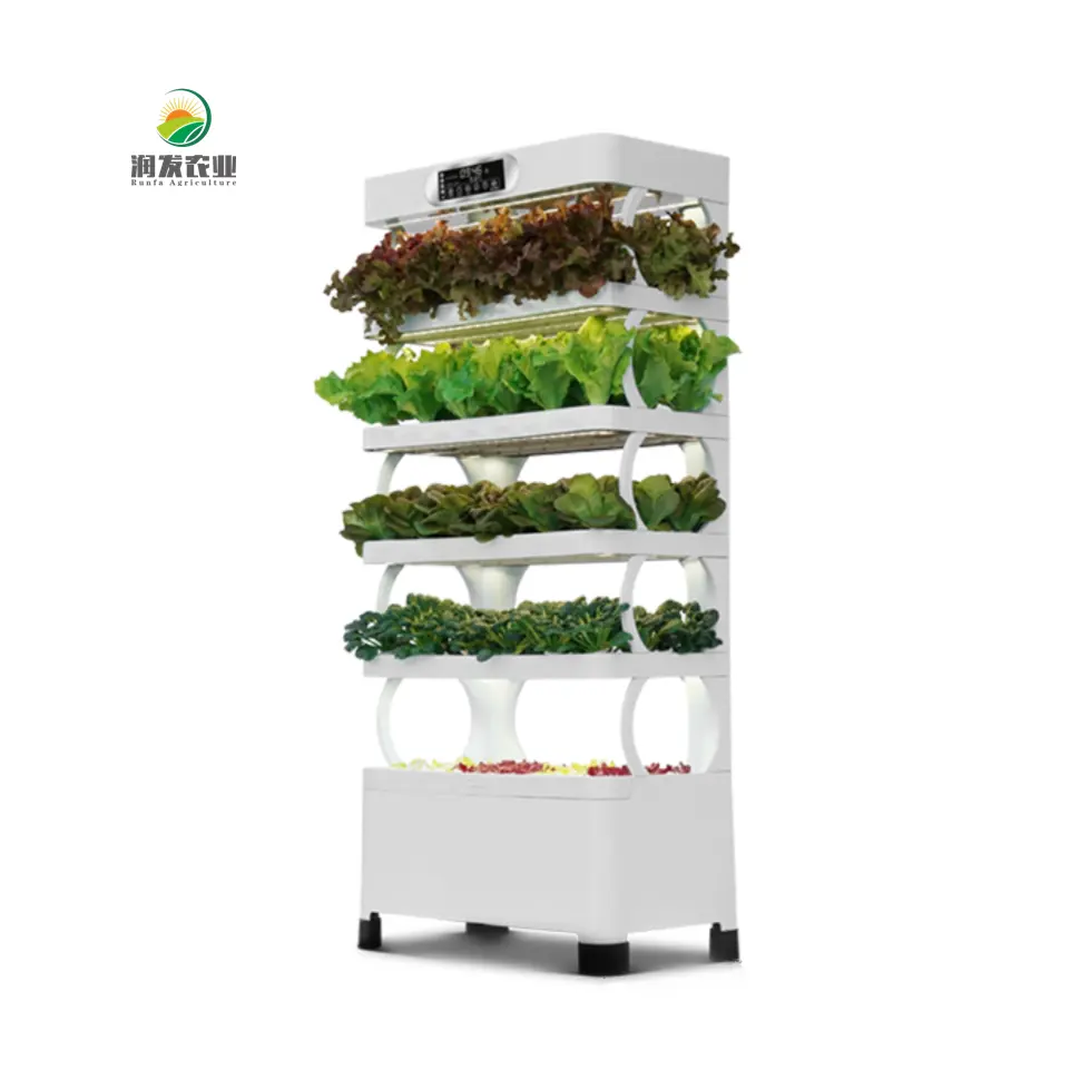 Herstellung von automatischen Timing Indoor Smart Home Gardens LED Vertical Tower Hydro ponic System Lieferant