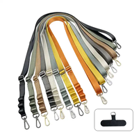 Nouveau réglable en Nylon téléphone portable Double crochet téléphone lanière sangle bandoulière lanière pour téléphone portable Nylon croix corps téléphone sangle