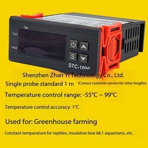 STC-1000 Nhựa Điều Khiển Nhiệt Độ 12V/24V/220V Nhiệt Độ Và Độ Ẩm Điều Khiển Thích Hợp Cho Vườn ươm Và Nhà Kính - Product Image 3