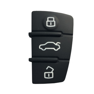 Nhà Máy Cung Cấp Mềm Silicone 3-Nút Chìa Khóa Xe Fob Nút Pad Thay Thế Cho <span class=keywords><strong>Audi</strong></span> Lật Chìa Khóa - Product Image 4