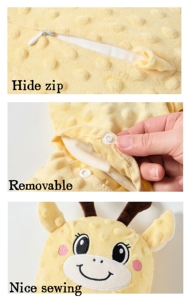 Almohada de algodón cómoda para bebés recién nacidos, con diseño de animales, eléctrica, para dormir, de fábrica, automática, para abrazar, para dormir. - Product Image 3
