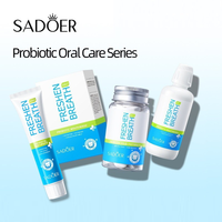 Série de soins bucco-dentaires probiotiques à la menthe sous marque privée – Comprimés de dentifrice solides pour un nettoyage en profondeur, sans alcool, pour une haleine fraîche – Fabrication OEM pour usage domestique