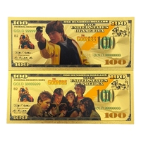 2026 2 Model Uang Kertas Film Amerika Baru Berlapis Emas 24K untuk Koleksi
