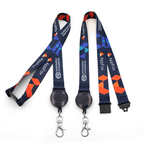 Muestras gratuitas de fábrica: Cordones personalizados con logo, cordones de poliéster satinado en blanco para sublimación, correas para el cuello personalizadas. - Product Image 2