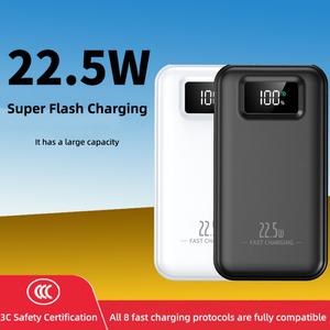 Batterie externe portable PD22.5W 10000mAh à charge rapide avec double sortie USB et affichage numérique, chargeur mobile - Product Image 4
