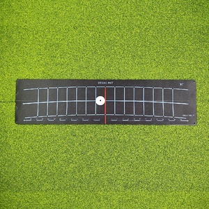 SwingPerfect Golf Plantilla de entrenamiento de trayectoria de putter para mano derecha, 12 arcos, con doble puerta, a prueba de deformaciones, estuche rígido - Product Image 1