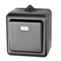 Prise Schuko de mise à la terre extérieure |   Prise murale étanche IP54 10A 3 prises en cuivre ABS blanc norme européenne 2 broches à montage en surface CE