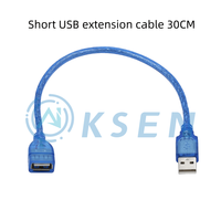 AI-KSEN nouveau et Original câble de données bleu d'imprimante USB pour Aarduno 2560 Dual Port Micro Mini