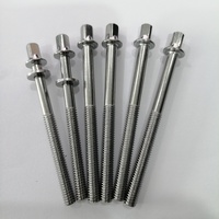 Nickel Plated Iron Metric Drum Screws and Bolts for Snare Drum Kit M5 M6 OEM Custom
