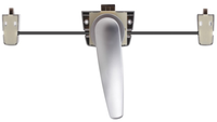Serrure de porte WC pour camping-car, caravane, camping-car, caravane, remorque de voyage, loquet de porte de toilette, serrure de porte de salle de bain