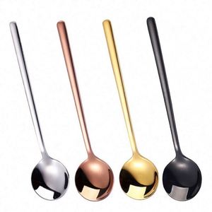 Mini Round 304 Stainless Steel Tea & <b>Coffee</b> <b>Spoon</b> for Dessert & Iced <b>Coffee</b> Fork Type Stirring <b>Spoons</b> for Giveaways - Product Image 3