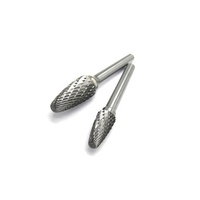 Fresa Rotativa de Carburo F1225 con Vástago de 6.35mm para Amoladora, Ideal para Construcción Naval, Reparación de Maquinaria y Eliminación de Soldaduras de Acero