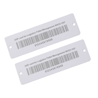 Etiqueta de Tarjeta RFID de PVC Avanzada, Etiqueta Pasiva de Largo Alcance para Seguimiento de Palés, para Gestión de Almacenes y Cadenas de Suministro