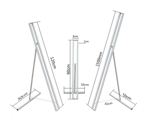 Con người <span class=keywords><strong>Standee</strong></span> KT Bảng hiển thị đứng kim loại cầm tay <span class=keywords><strong>Standee</strong></span> với artboard bọt Hội Đồng Quản trị trở lại hỗ trợ cho cắt ra hiển thị bức tranh - Product Image 2