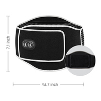 Ceinture chauffante pour la taille en graphène, à chauffe rapide, pour soulager les douleurs lombaires, les crampes menstruelles et la sciatique, enveloppement abdominal chauffant électrique
