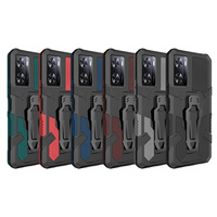 Coque de téléphone en TPU+PC de style armure, résistante aux rayures et aux chocs, protection renforcée de l'appareil photo contre les chutes pour OPPO Reno 10/Reno 10 Pro/A18