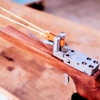 Déclencheur de lance-pierre en alliage d'aluminium personnalisé pour les sports de tir, lance-pierre automatique Polaris, catapulte, accessoires de chasse en plein air