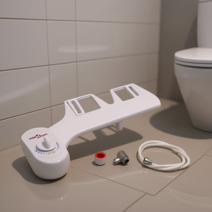 VidaXL.com Bidet à fixer sur siège de toilette, à buse unique, mural, en plastique, design minimaliste - Product Image 2