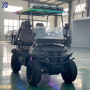 Voiturette de golf électrique tout-terrain 4 places au design luxueux, homologué<span class=keywords><strong>e</strong></span> pour la route, avec batterie 72V, voiturette de golf électrique Club Car - Product Image 2