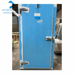 Buen rendimiento de aislamiento Congeladores con bisagras medio enterrados Cámara fría de pescado <span class=keywords><strong>y</strong></span> carne <span class=keywords><strong>Puerta</strong></span> abatible con bisagras - Product Image 3