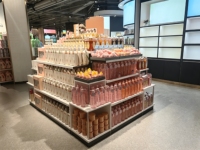 Étagères promotionnelles double face, présentoirs personnalisés, étagères de vente au détail en carton, présentoirs gondoles