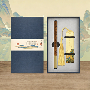 Promotion Customizable Business Chinese Style Cultural and Creative Metal Handmade Diverse Gifts <b>Bookmarks</b> Office Pens Gift Sets - Product Image 2