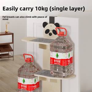 ثابت شجرة القط برج القط تسلق الأثاث مع لوح السجاد معلقة على الباب - Product Image 4