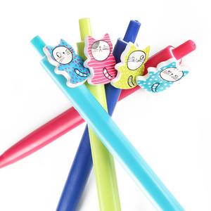 <span class=keywords><strong>M</strong></span> & <span class=keywords><strong>G</strong></span> così tanti gatti penna a sfera retrattile 0.7mm inchiostro blu simpatico gatto Clip penna a sfera penna a sfera in plastica all'ingrosso - Product Image 4
