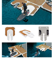 Vente en gros durable Drop Stitch PVC Feuille gonflable Water Jek Station de ski Plate-forme flottante Station d'accueil EFoil gonflable à vendre