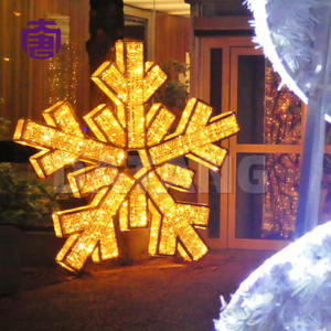 Décorations lumineuses flocon de neige personnalisées, étanches IP65, en promotion, pour Diwali et Noël. - Product Image 6