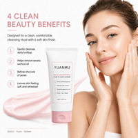 OEM ODM Crème masque nettoyante moussante 2 en 1 affinant les pores, au collagène et niacinamide, hydratante et douce pour le visage, pour peaux sensibles et grasses