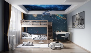 Cama <span class=keywords><strong>para</strong></span> niños, cama de princesa <span class=keywords><strong>para</strong></span> <span class=keywords><strong>niñas</strong></span>, cama de madera maciza de estilo europeo, tronco de 1,5 metros, <span class=keywords><strong>niñas</strong></span>, 1,2, adolescentes, niños - Product Image 3