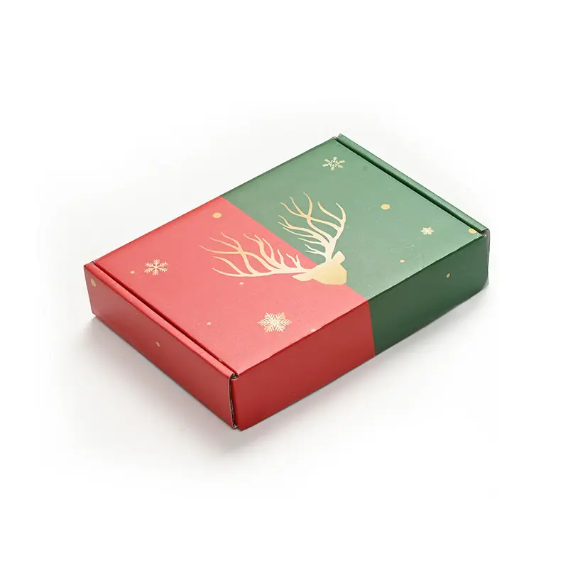 Groothandel Kerst Mailer Box Custom Design Kerstavond Geschenkdoos