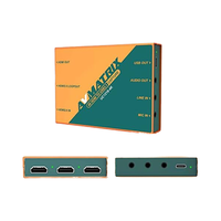 Carte d'acquisition vidéo AVMATRIX UC1218-4K pour HDMI 2.0 USB 3.0-C Live Streaming 1080P60 pour conférences d'église en ligne et Live