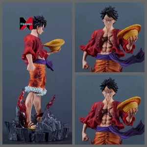 Statua Modello da Collezione in Resina di Rufy e Sanji della Ciurma di Cappello di Paglia di One Piece GK <span class=keywords><strong>Haki</strong></span> del Conquistatore Decorazione da Scrivania - Product Image 2