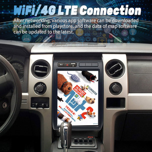 NaviRider 12.1 'araba Ford F150 F-150 Raptor 2009 2012 için <span class=keywords><strong>Android</strong></span> 13 multimedya Video oynatıcı navigasyon GPS Autoradio kafa ünitesi - Product Image 6