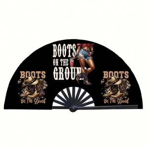 Abanicos Personalizados para Fiestas Americanas, Abanico de Mano Grande de 13 Pulgadas, Plegable de Madera de Bambú, para Eventos Festivos, Abanicos Portátiles de Mano - Product Image 5