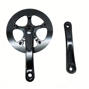 AFTFA 44T 170mm Garde-chaîne de pédalier en alliage d'aluminium, <span class=keywords><strong>axe</strong></span> central <span class=keywords><strong>carré</strong></span> pyramidal pour vélos de route pliants à vitesse variable - Product Image 3