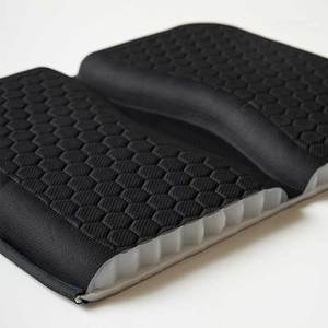 Cojín de asiento de coche para oficina de verano, almohadilla de gel de panal refrescante, cojines transpirables para asiento con soporte lumbar y aumento de altura - Product Image 3
