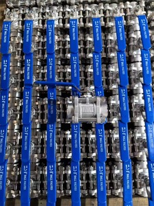 Furui <span class=keywords><strong>PN16</strong></span> pn25 SS304 316 đầy đủ khoan bspt NPT bspp Hướng dẫn sử dụng 3PC van bi PTFE niêm phong cho dầu nước-nữ Van bướm - Product Image 5