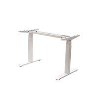 Cadre de table électrique à hauteur réglable Bureau debout assis pour se tenir debout avec moteur double Ascenseur à 3 niveaux