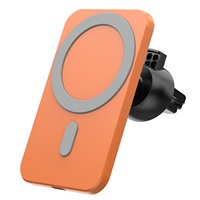 Produits Tendances 2025 – Chargeur de Voiture Magnétique Rapide 15W Type-C Sans Fil avec Support pour Téléphone 16