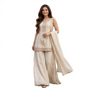 ชุดสัลวาร์ คามีซ ผ้าฝ้ายเนื้อนุ่ม ปักลายสวยงาม ทรงหลวม สวมใส่ได้ทุกฤดู สไตล์อินเดีย-ปากีสถาน สำหรับผู้หญิง - Product Image 1
