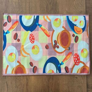 ผ้าเช็ดครัวไมโครไฟเบอร์ 40x60 ซม. ลายดอกไม้ ซับน้ำเร็ว รูปทรงสี่เหลี่ยมผืนผ้า สำหรับใช้ในครัว - Product Image 2