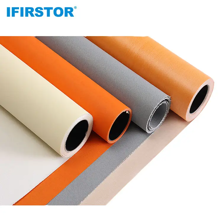 Manufacturer Wholesale Price Flame Retardant Fireproof Anti Corrosion Silicone Membrane Fiberglass Fabric Cloth