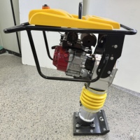 Compacteur vibrant à essence robuste CE EPA 75 kg avec moteur Loncin pour le compactage des sols et des fossés routiers