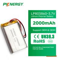 Batería de Polímero de Litio de 3.7v Lipo 803860/803759/853759/883759 2000mah para Teléfono Móvil, Juguete, Control de PSP