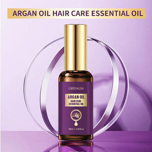 Brume capillaire à l'huile d'argan marocaine Greenlem, enrichie aux herbes, nourrissante, boostant la brillance, protection thermique, anti-frisottis, lissante - Product Image 1